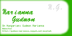 marianna gudmon business card